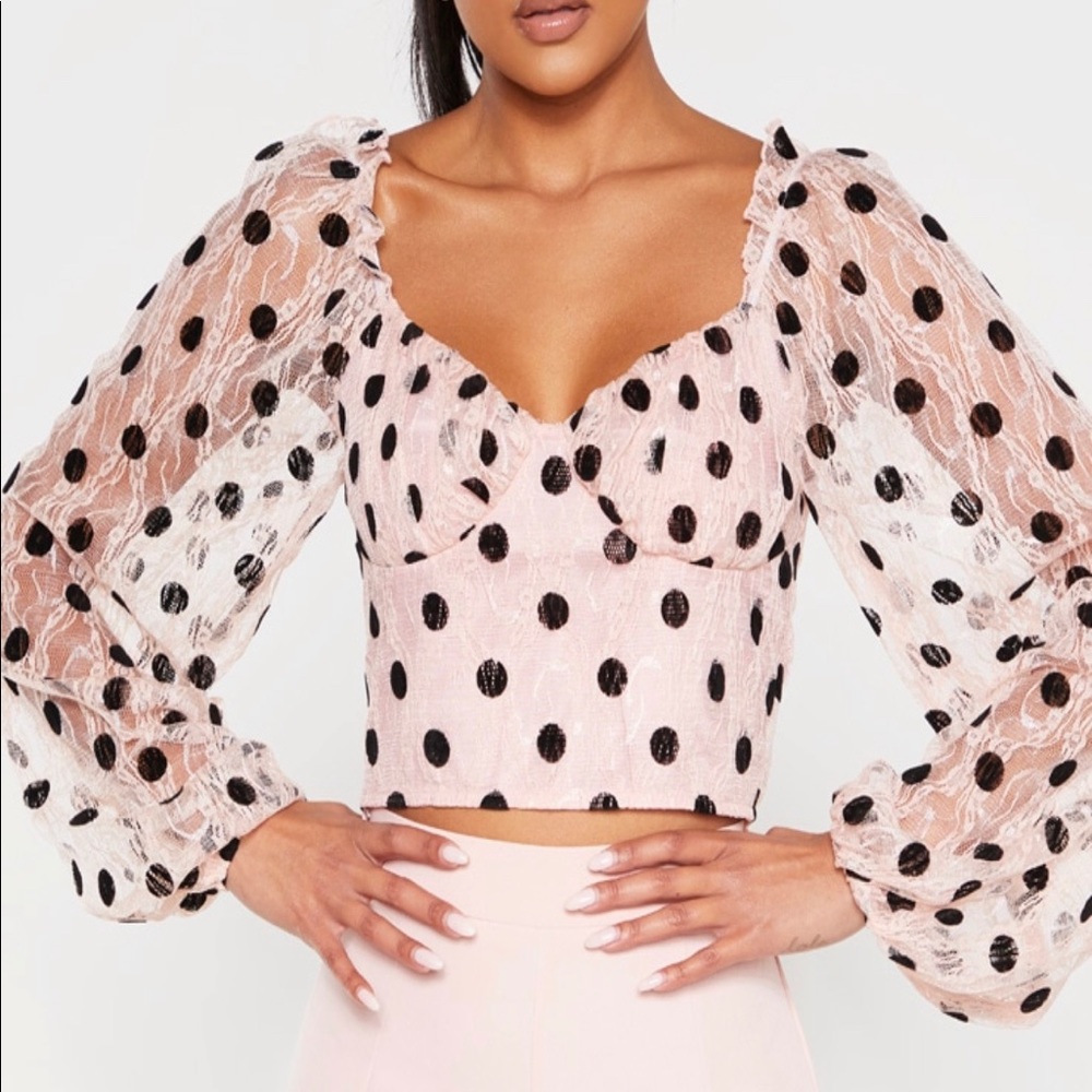Pretty Little Thing Polka Dot Top